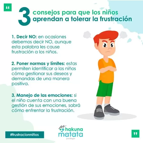 Consejos para que los niños aprendan a tolerar la frustración