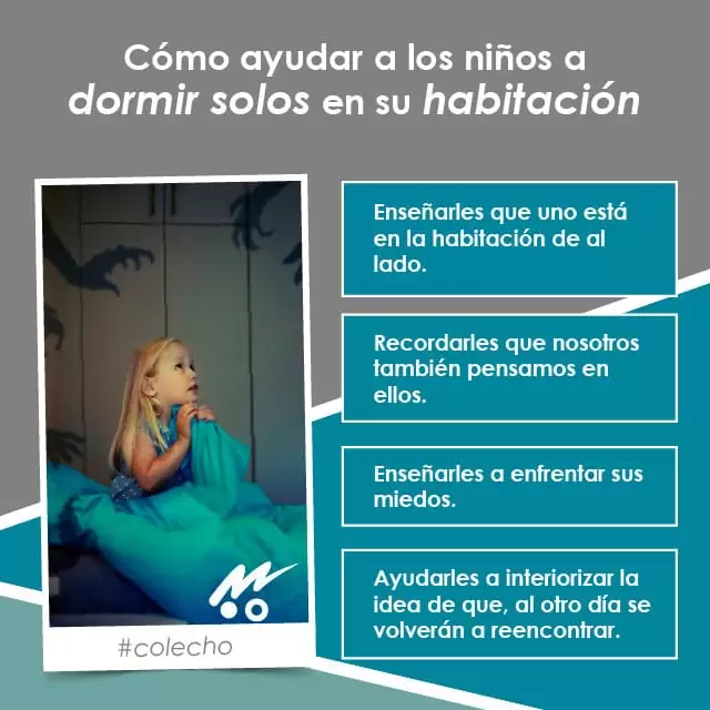 Consejos para que el niño duerma solo en su habitación