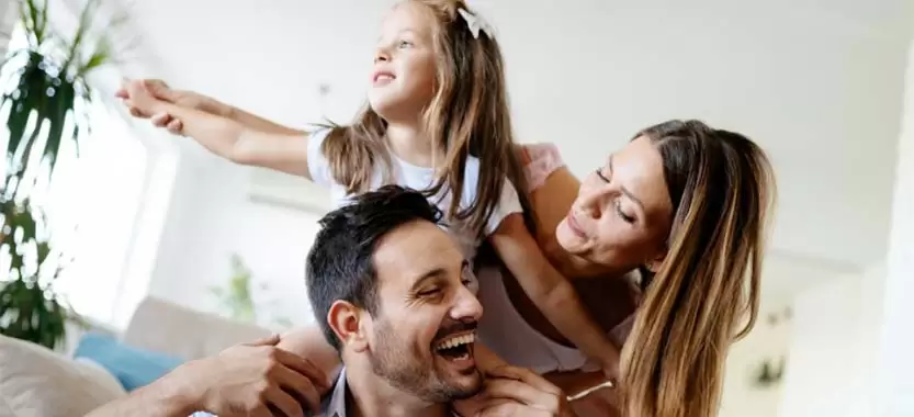 Familia comunicandose