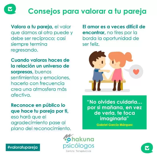 Consejos para valorar a tu pareja Consejos para valorar a tu pareja