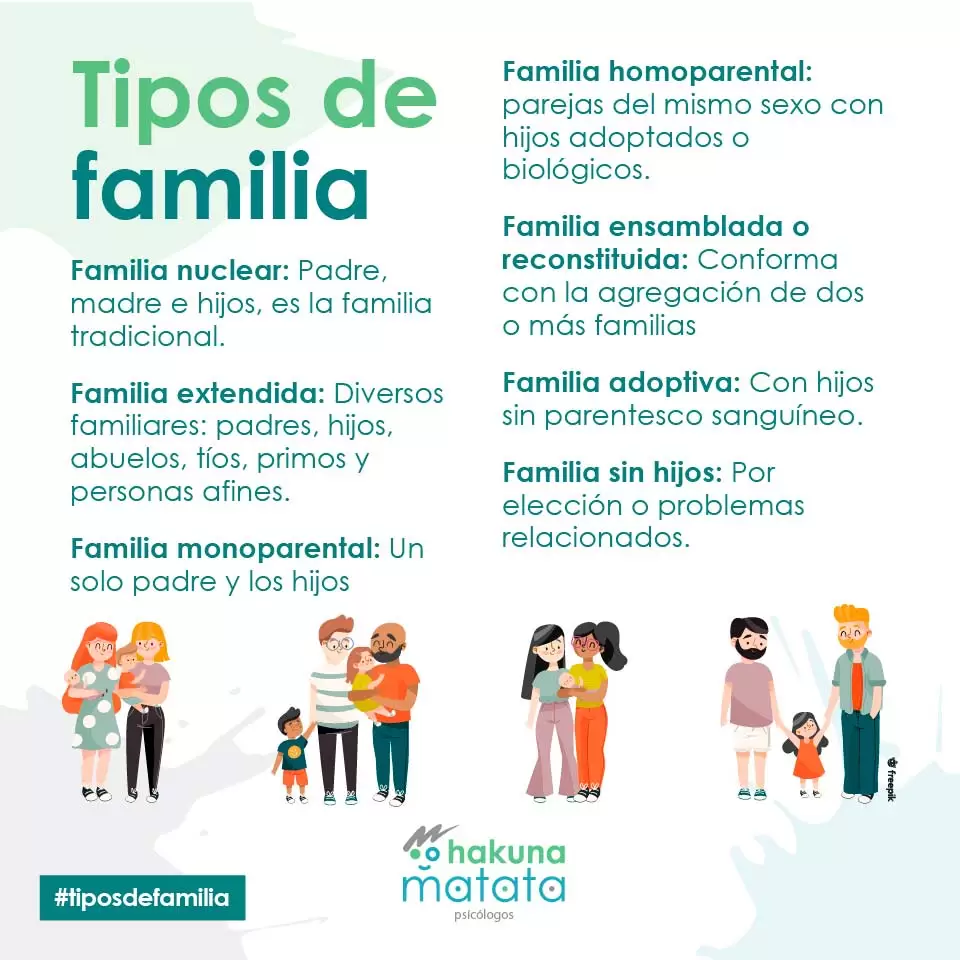 7 tipos de familia 7 tipos de familia