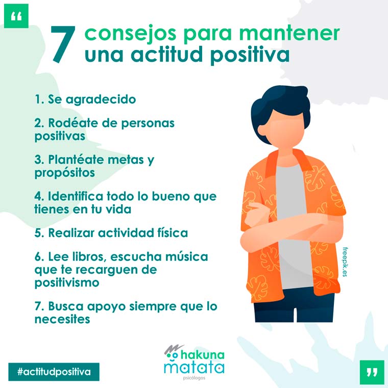 7 consejos para mantener una actitud positiva