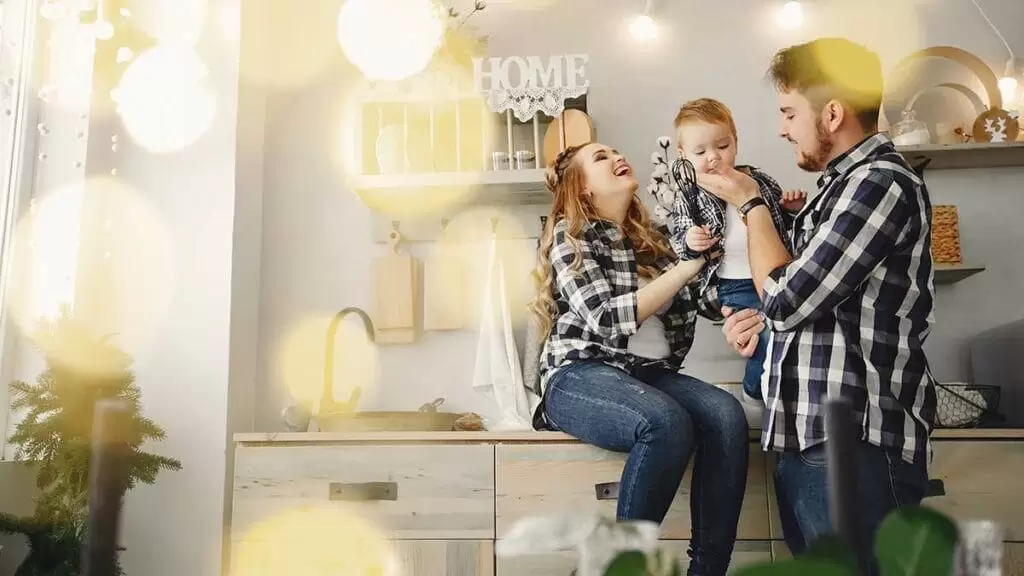 Una familia feliz Una familia feliz