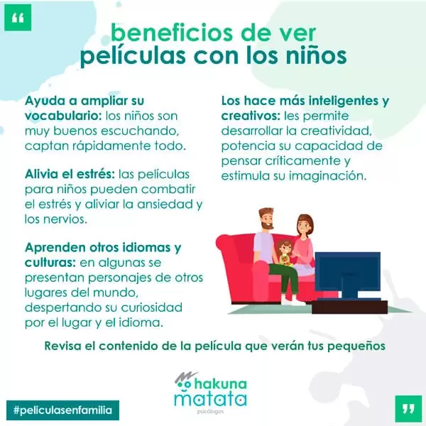 Beneficios de ver películas en familia