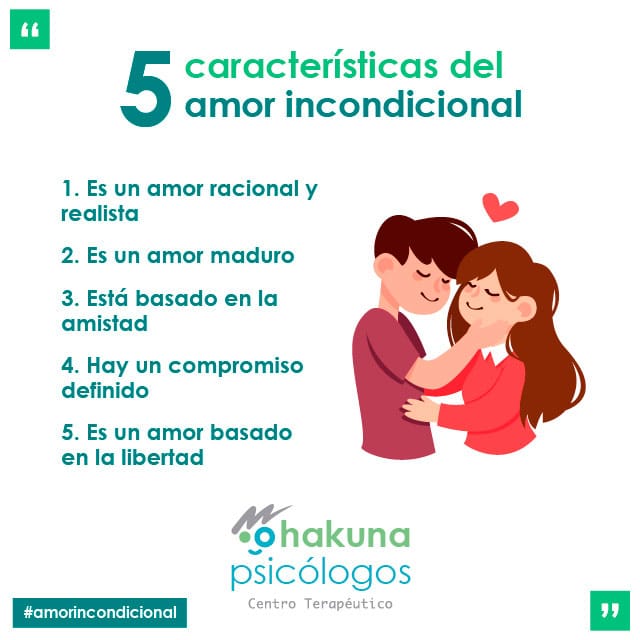 Características del amor incondicional