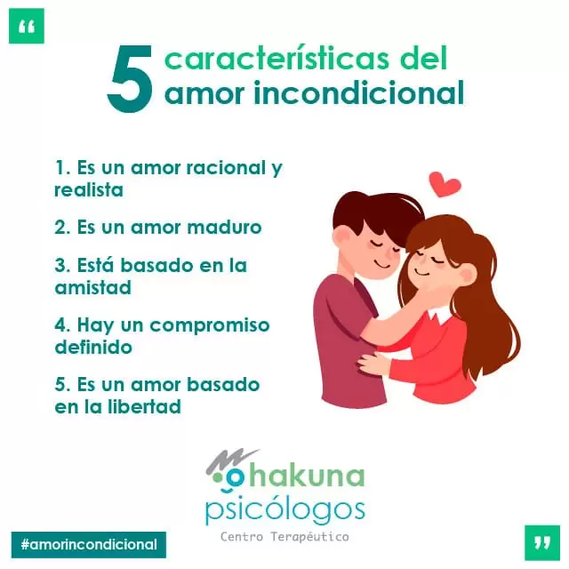 Características del amor incondicional