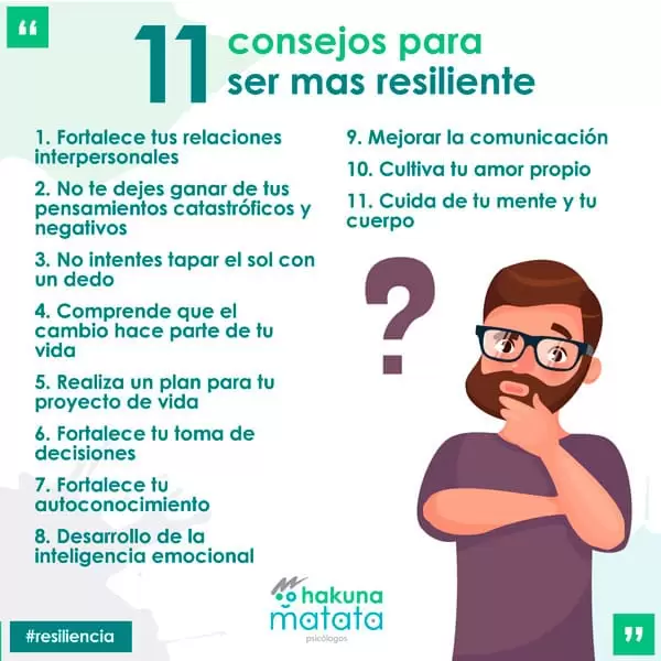 Consejos para ser más resiliente