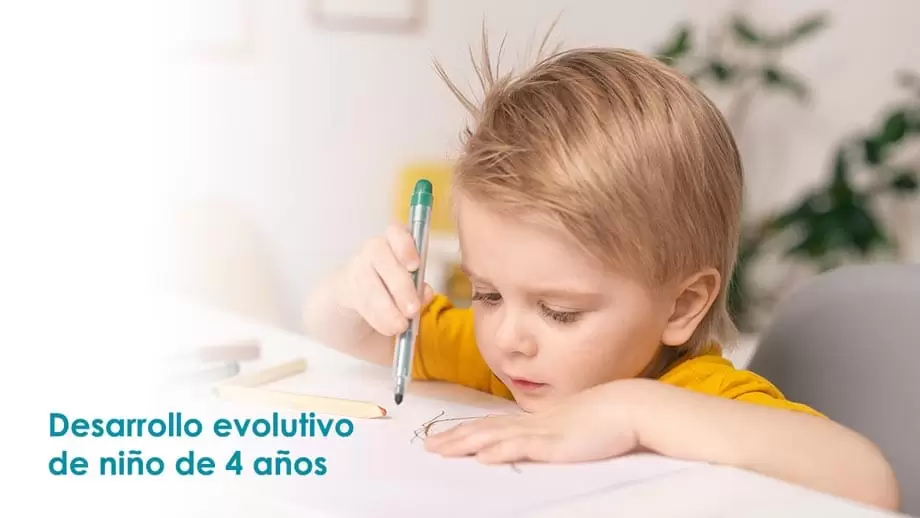 Desarrollo evolutivo niño de 4 años