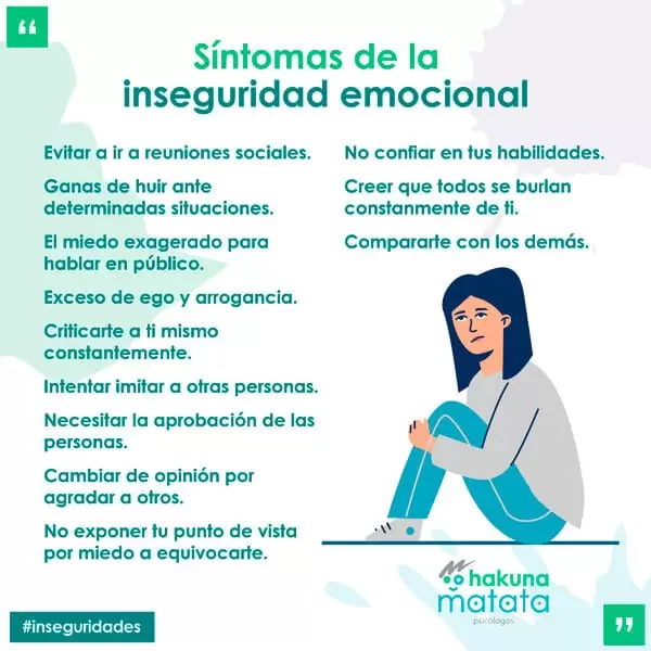 Síntomas de la inseguridad emocional