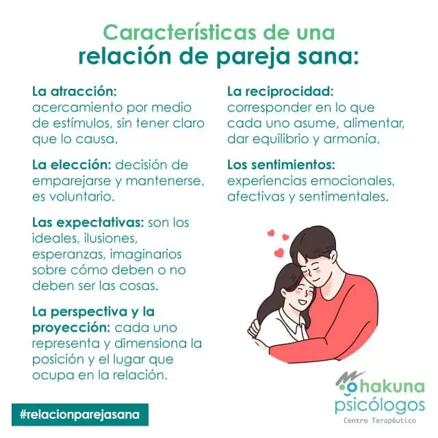 6 características de una relación de pareja sana