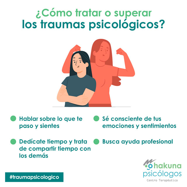 ¿Cómo tratar o superar los traumas psicológicos?