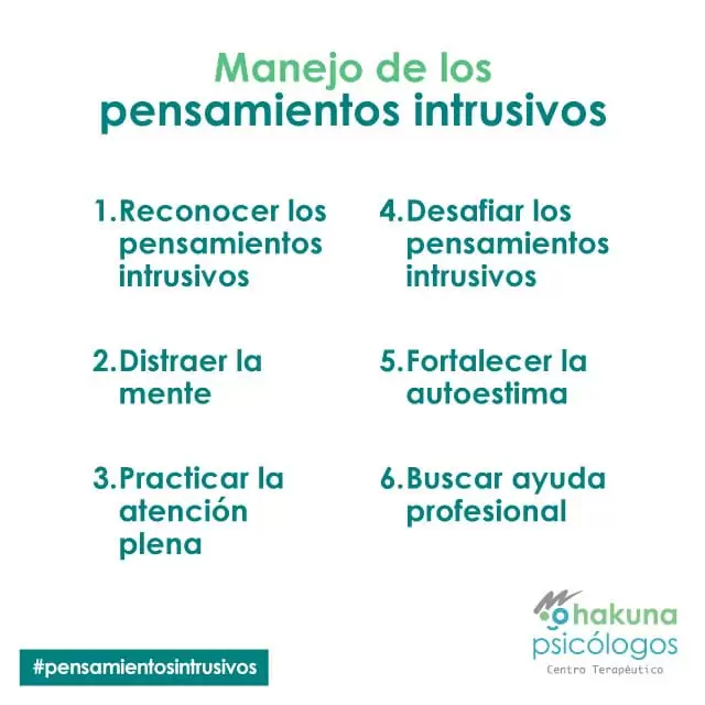 Manejo de los pensamientos intrusivos