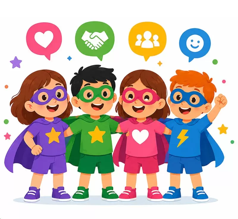 Taller de habilidades sociales para niños