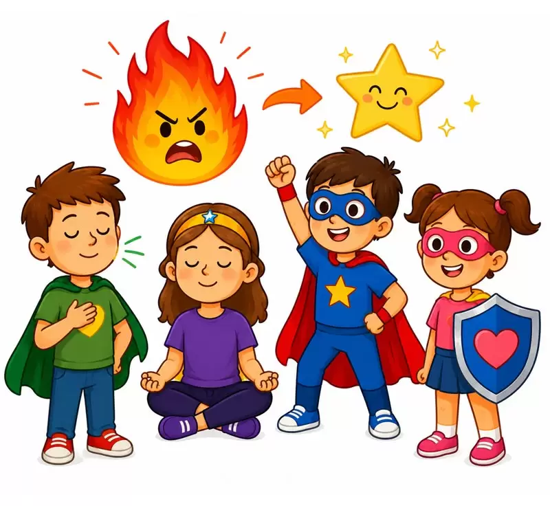 Taller presencial para niños - Rabia y Autocontrol